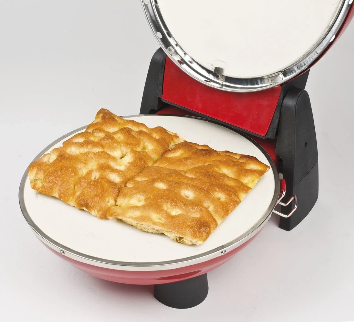 Furrë për Pica G3 Ferrari Pizzeria Snack Napoletana, 1 pica, 1200 W, E Zezë dhe E Kuqe Furrë për Pica G3 Ferrari Pizzeria Snack Napoletana, 1 pica, 1200 W, E Zezë dhe E Kuqe