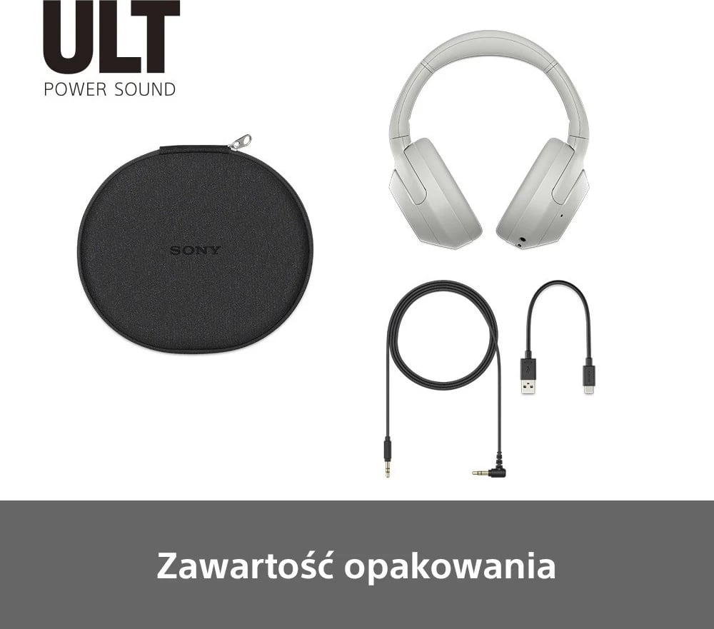 Kufje Sony ULT Wear, me anulim zhurme aktive, të bardha