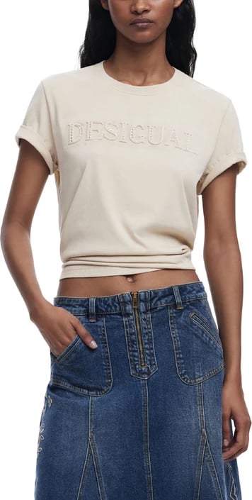 Maicë Desigual femra, beige