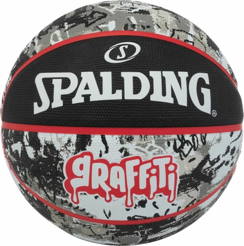 Top basketi Spalding, unisex, të zeza/gri