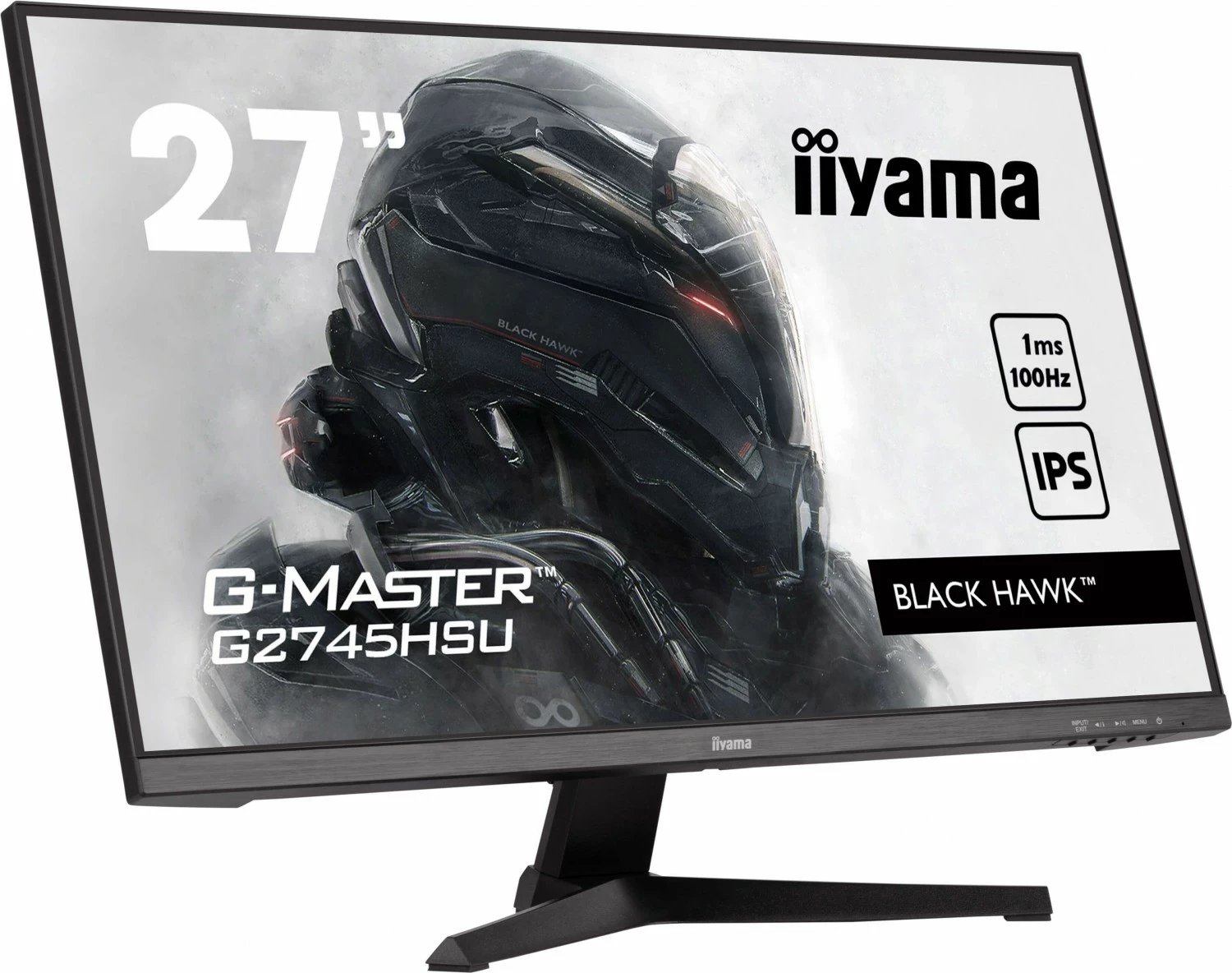 Monitor iiyama G-Master G45HSU-B2, 27'', IPS, Full HD, 1ms, 100Hz, e zezë