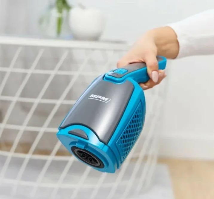 Fshesë elektrike vertikale MPM MOD-38/N, pa kabllo, e zezë/blu
