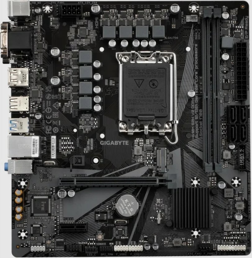 Pllakë amë Gigabyte H610M S2H V2 DDR4, LGA 1700, 64 GB