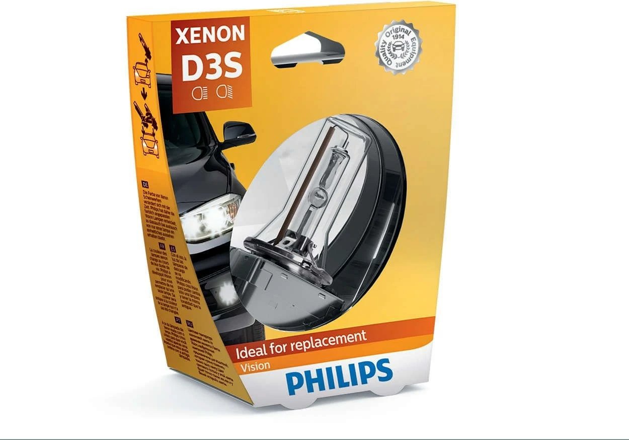 Llambë veture Philips Vision Xenon 42403VIS1, Dritë e bardhë