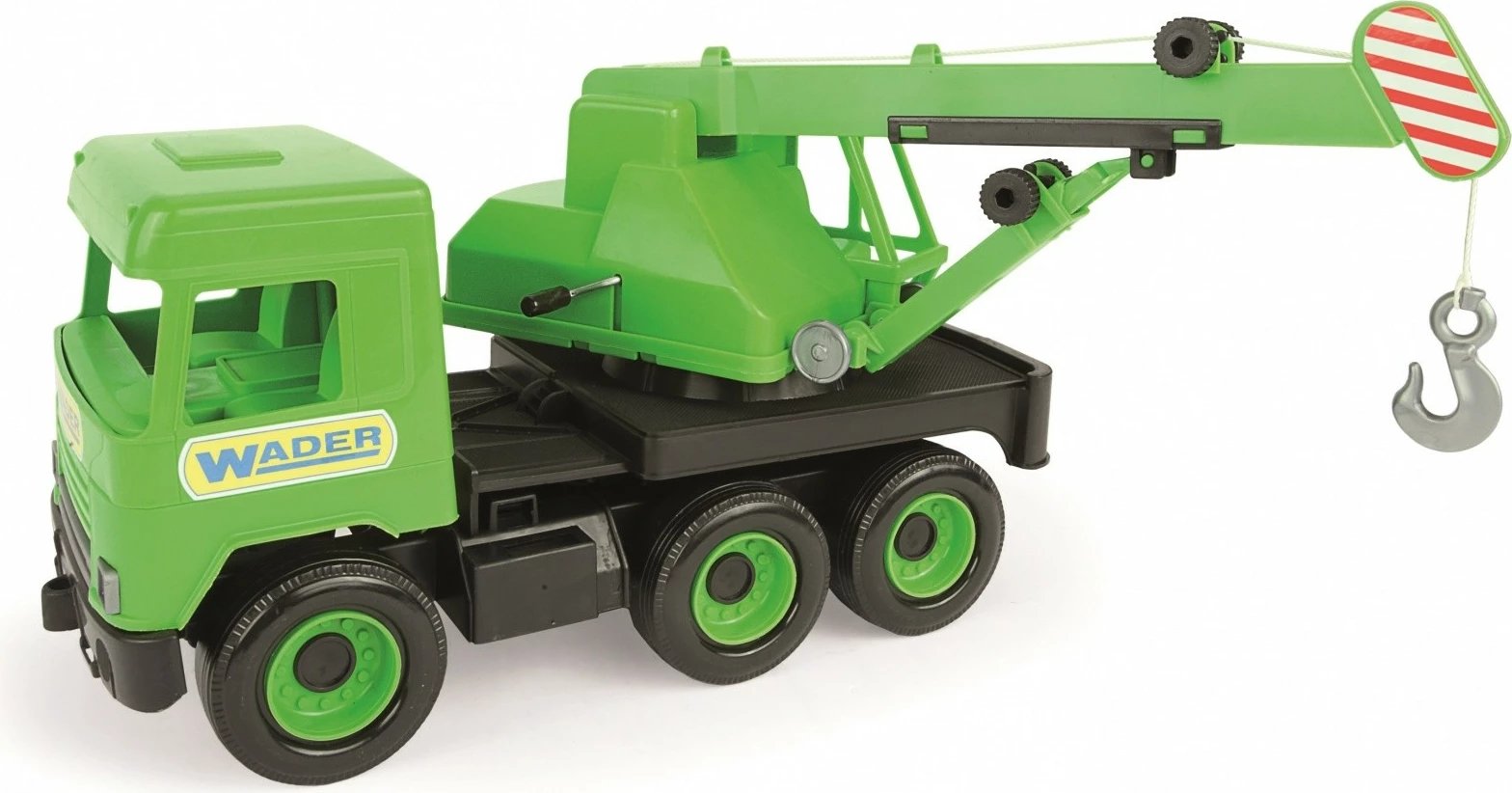 Vinç lodër Wader Middle Truck 38 cm, plastikë, i gjelbër/zi, për djem