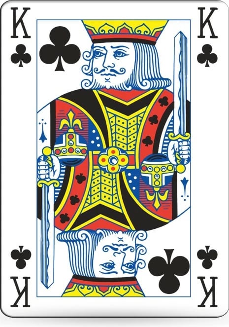 Letra loje Winning Moves Waddingtons No.1, 55 copë, kuqe/kaltër