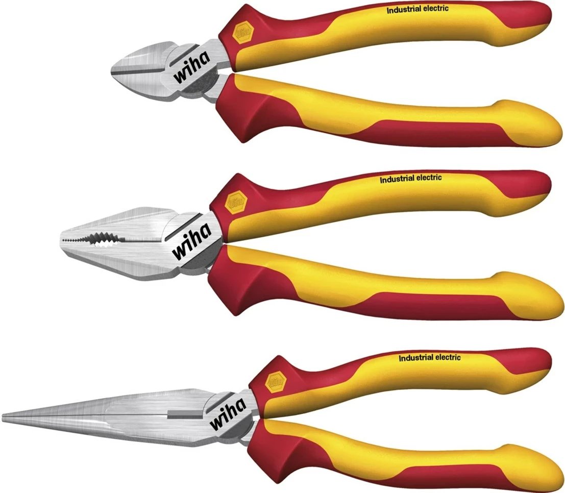 Set pinca Wiha 38637, Kuqe dhe Verdhë