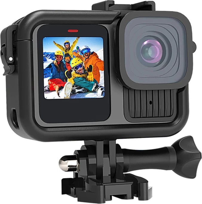 Strehë ftohëse, Telesin, S6-FMS-17-TGP, për GoPro Hero 13/12/11/10/9, ABS, me cold shoe