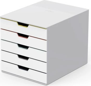 Kuti me sirtarë Durable VARICOLOR Mix 5, plastikë, multingjyrëshe, 5 sirtarë
