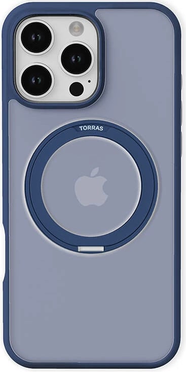 Mbështjellës Torras Ostand Pro për iPhone 16 Pro Max, Blu