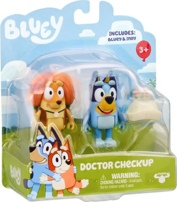 Set figurina Bluey Tm Toys BLU13046, 2 copë, plastikë
