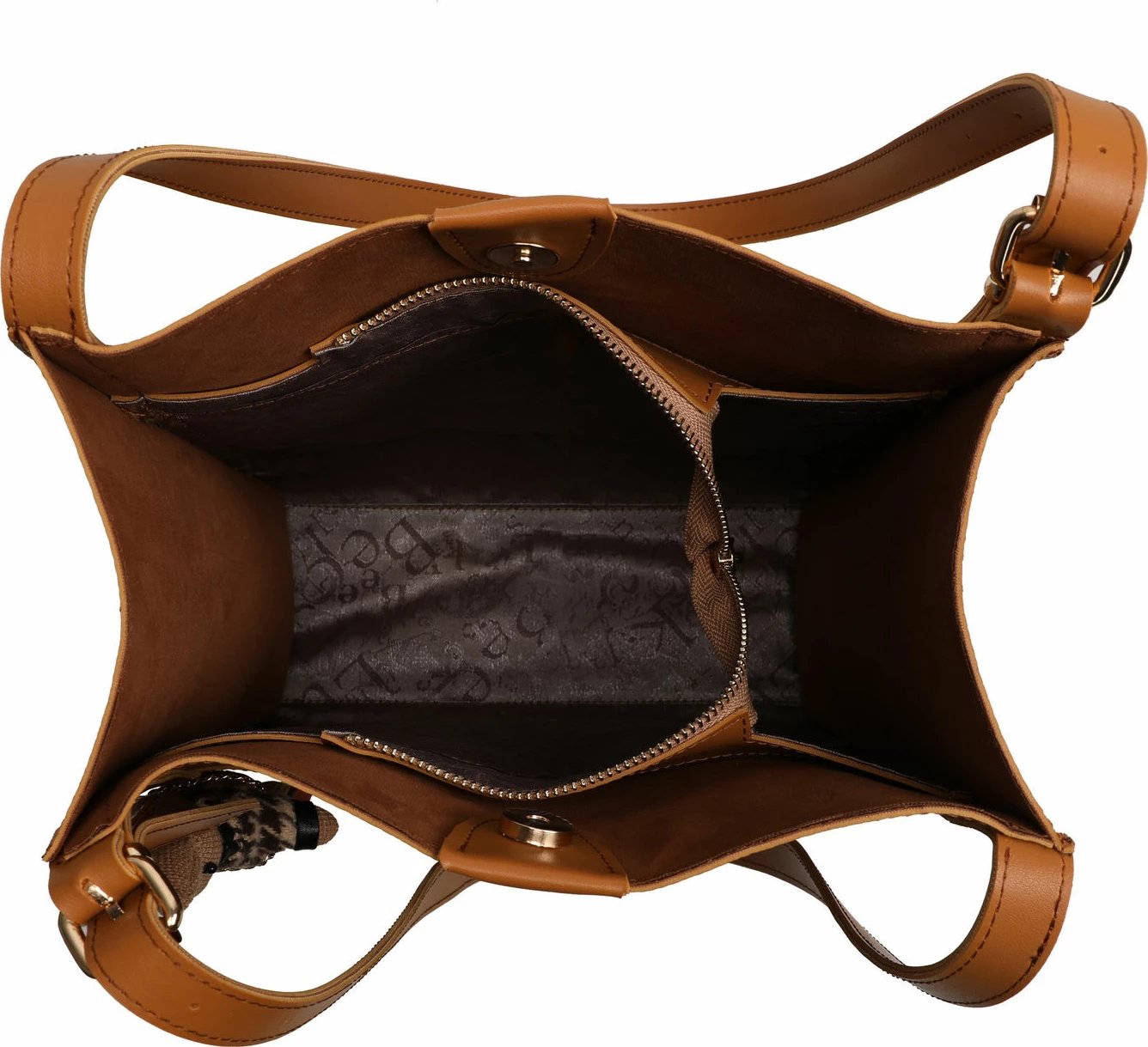 Tote bag ngjyrë mustard Lucky Bees, 352