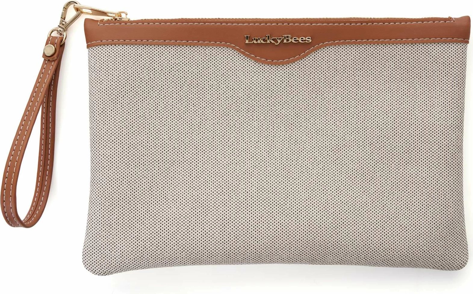 Çantë dore Lucky Bees, Clara, ngjyrë tan