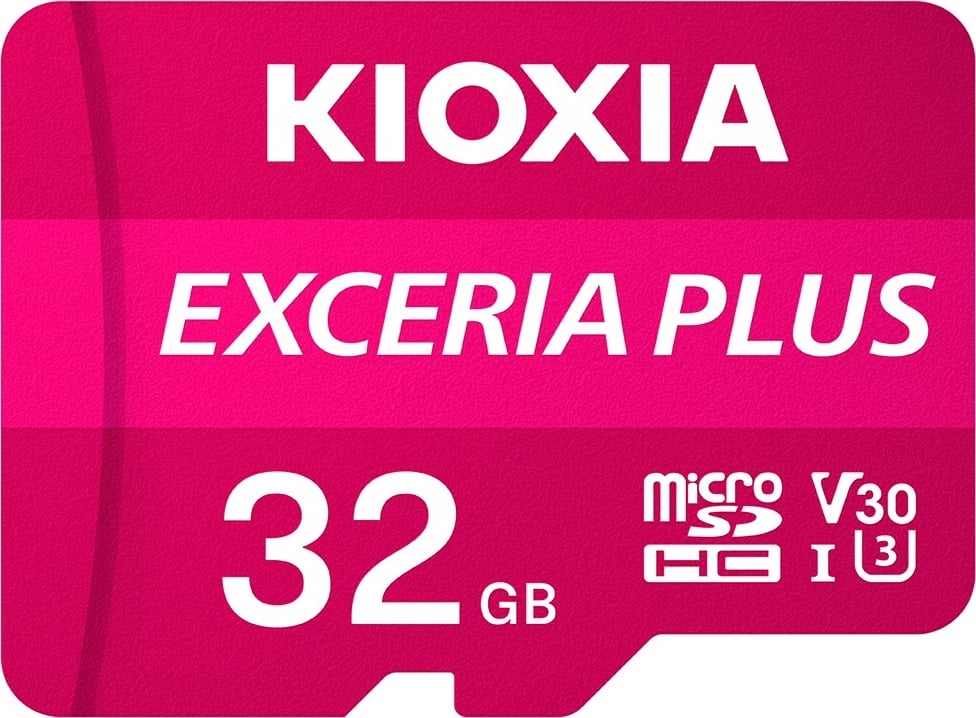 Kartelë memorie Kioxia Exceria Plus 32GB MicroSDHC Class 10 UHS-I rozë