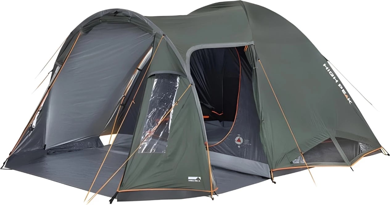 Tendë High Peak për 4 persona, e gjelbër