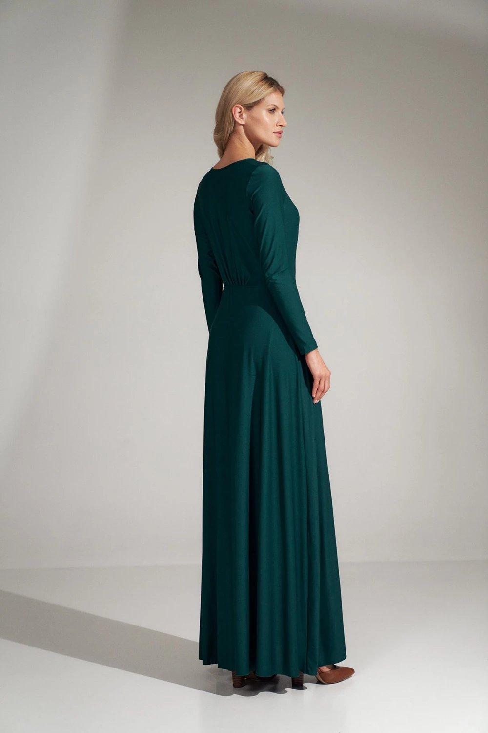 Fustan për femra Figl model 150438, i gjelbër