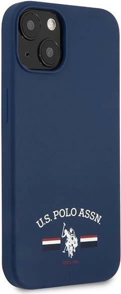 Mbështjellës U.S. Polo Assn. USHCP13SSFGV për iPhone 13 mini 5.4", silikon, blu