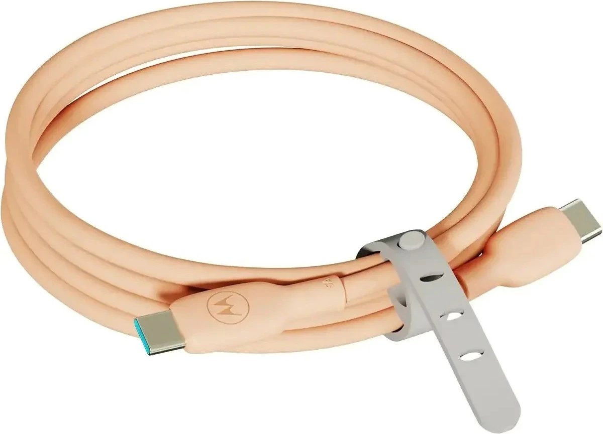 Kabllo USB-C në USB-C Motorola, 2m, 5A, Pjeshkë