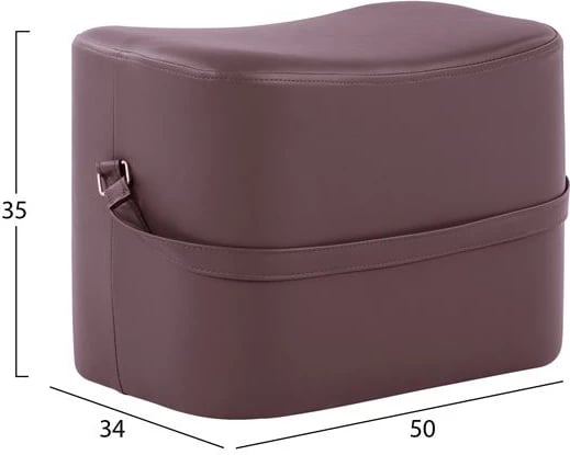 Karrige për bar Beate me PU ngjyrë vjollcë FH8630.16 51x34x35 cm