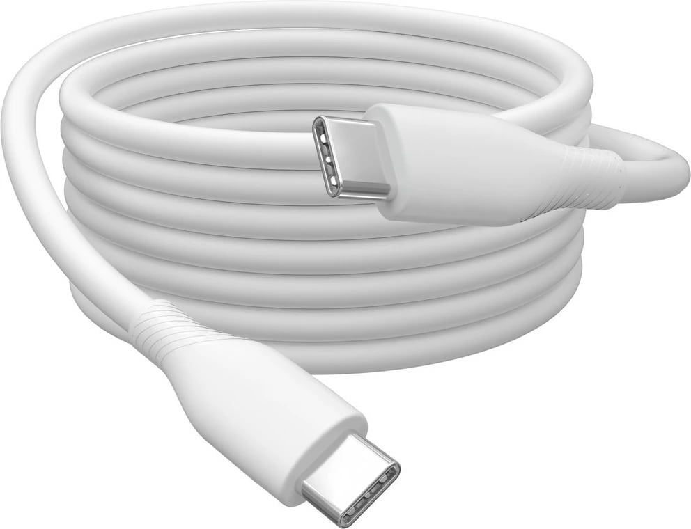 Kabëll USB-C Digitus, 1m, silikon, bardhë