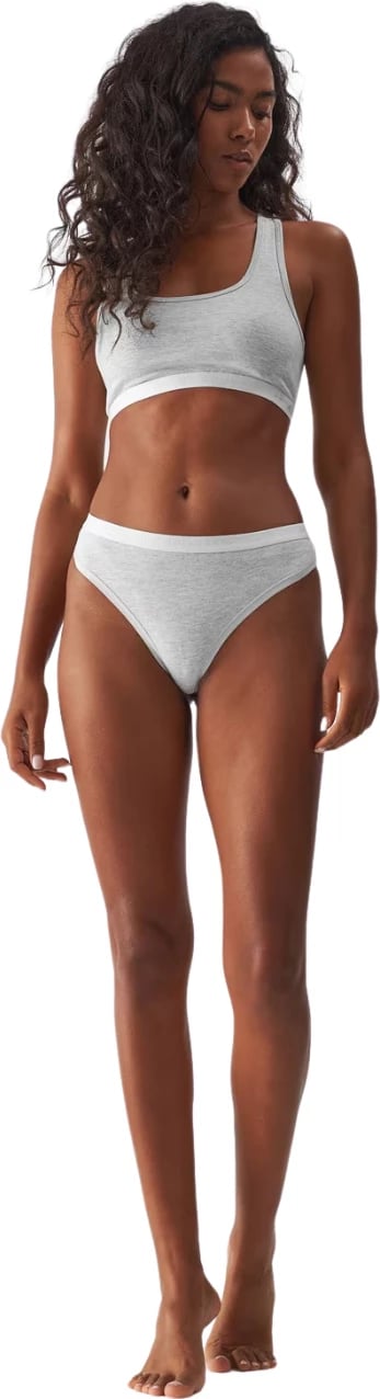 Të brendshme string për femra 4F, gri