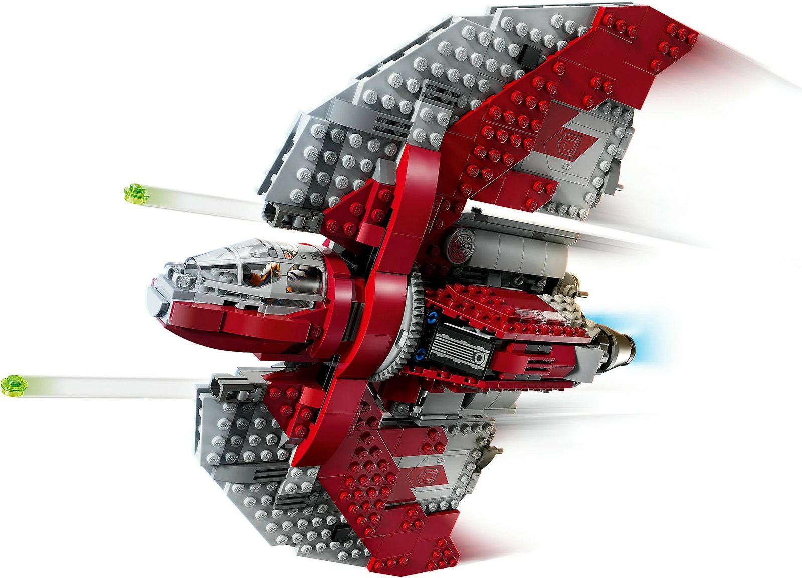 Set ndërtimi LEGO Ahsoka Tano's T-6 Jedi Shuttle, 601 pjesë, shumëngjyrësh