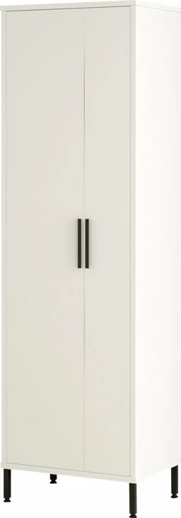 Dollap banjoje melamine Dorphy, bardhë, 50x36x165cm