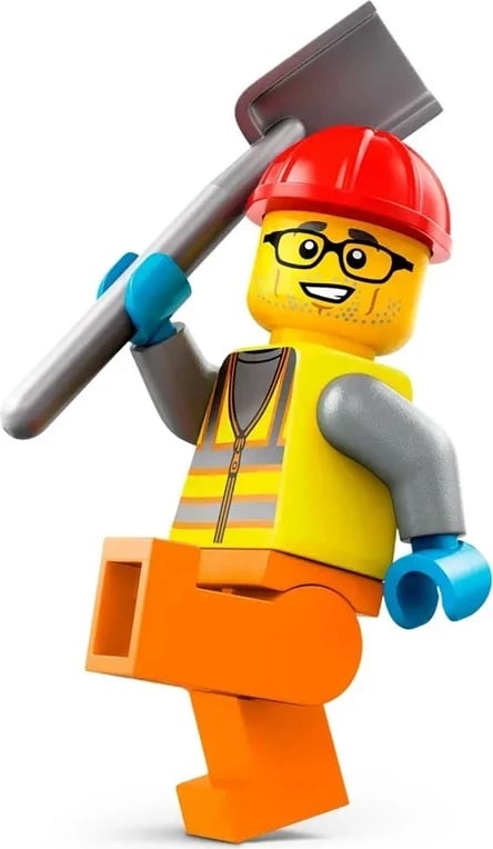 Set LEGO City 60401, Avullor ndërtimi, me minifigurë