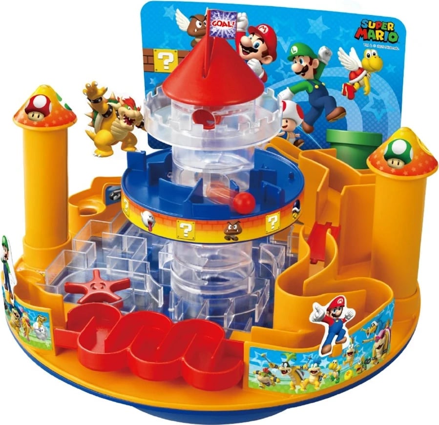 Lojë tavoline Super Mario Castle Land, për fëmijë, shumëngjyrëshe