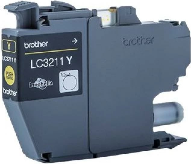 Kasetë boje, Brother LC-3211Y, origjinale, për printerë të përputhshëm DCP-J772DW/J774DW/MFC-J890DW/J895DW, e verdhë