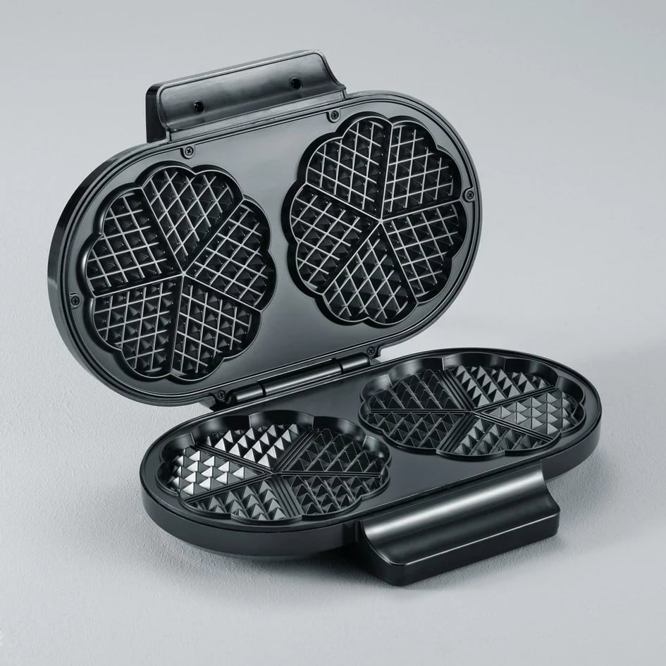 Aparat për waffle Severin WA 2106, 2 copa, 1200 W, e zezë