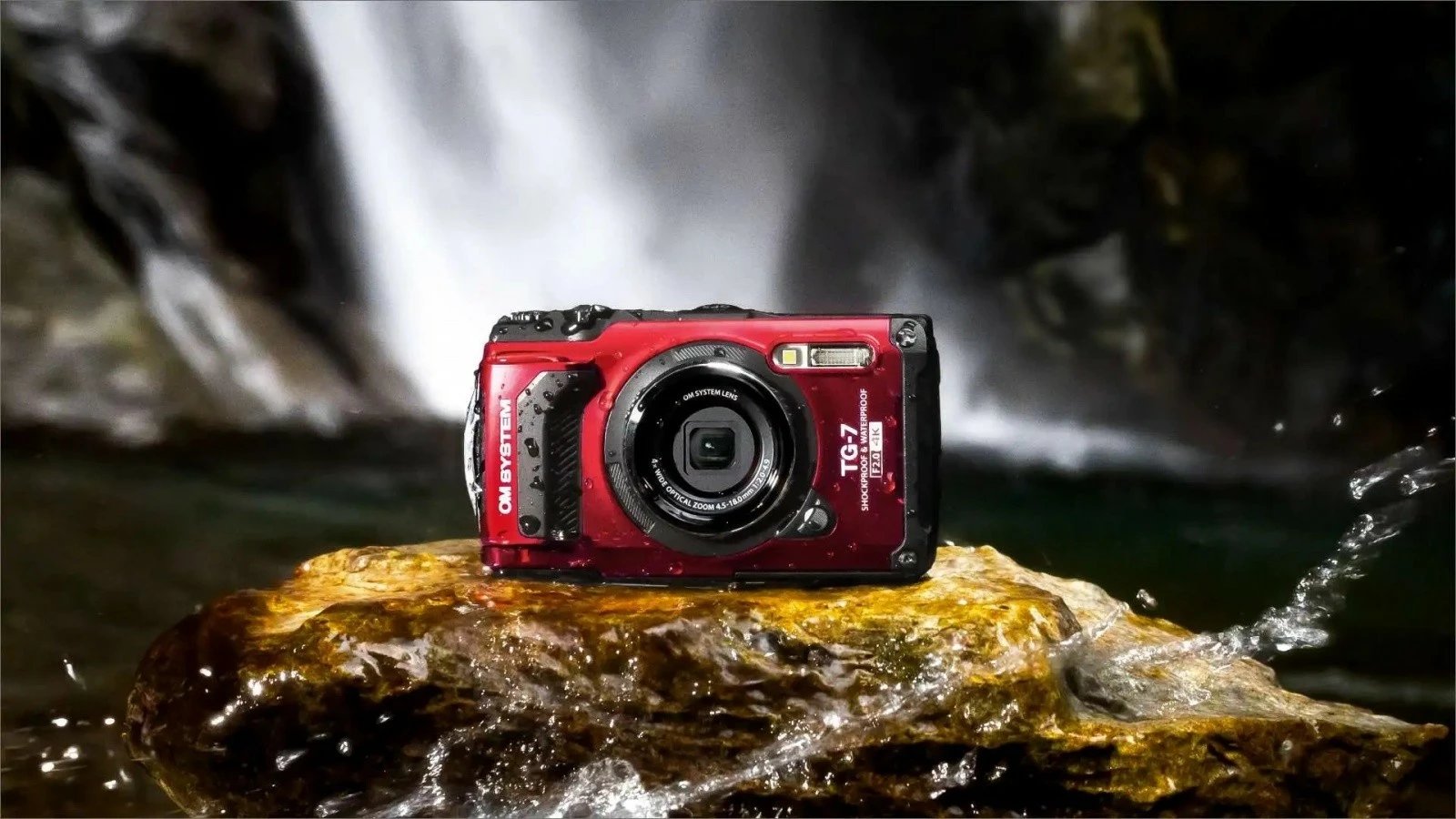 Aparat fotografik Olympus TG-7, kompakt, 12 MP, 4K, i kuq