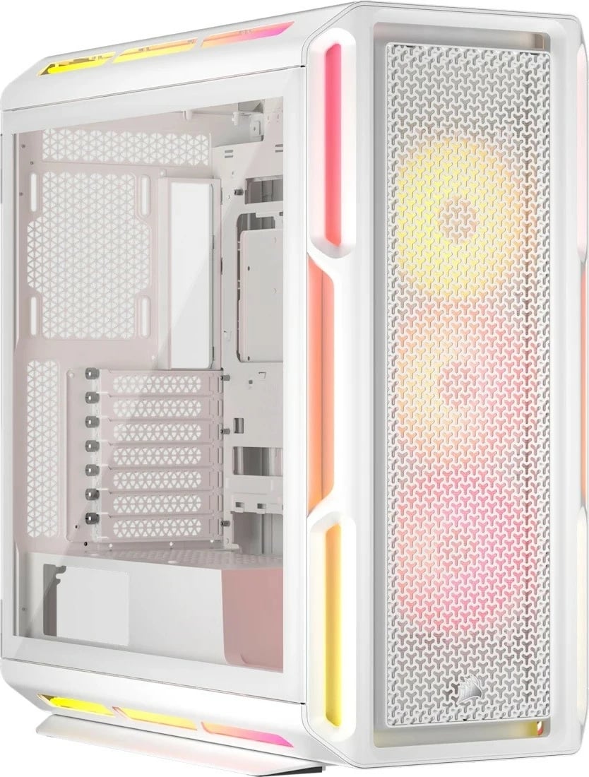 Kasë Corsair iCUE 5000T LX RGB, Midi Tower, e bardhë