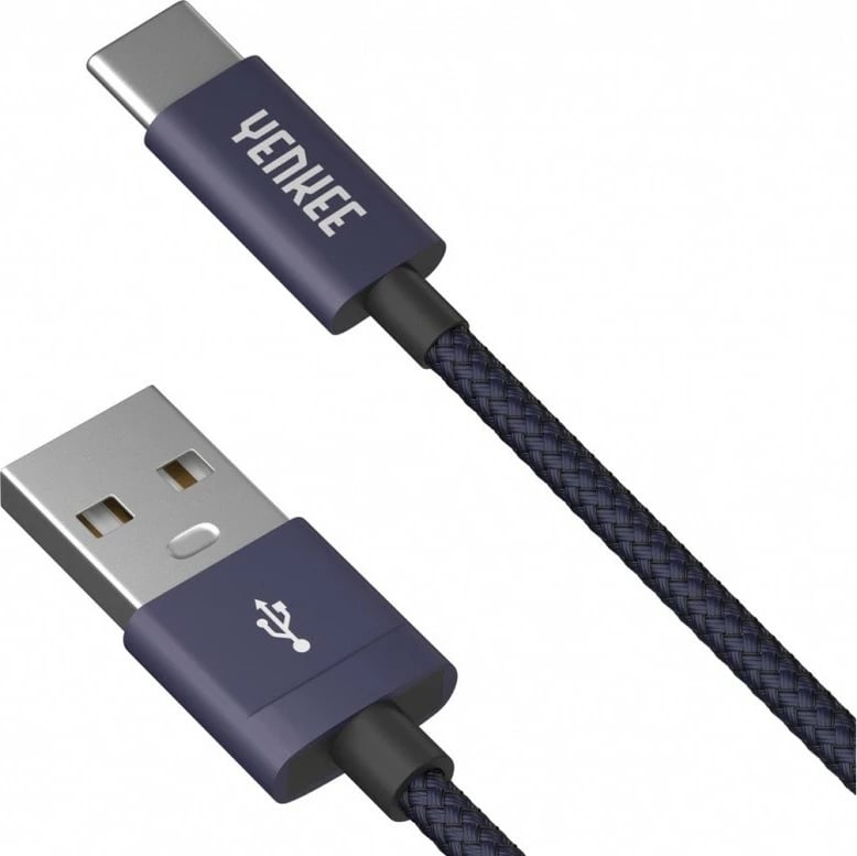 Kabllo USB Type-A në USB Type-C YENKEE YCU 302BE, 1m, Blu e errët