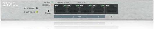 Switch Zyxel GS1200-5HP v2, Gigabit Ethernet, PoE
