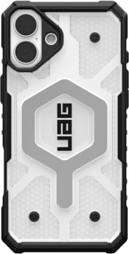 Mbështjellës UAG Pathfinder Clear MagSafe për iPhone 16 Plus, Bardhë