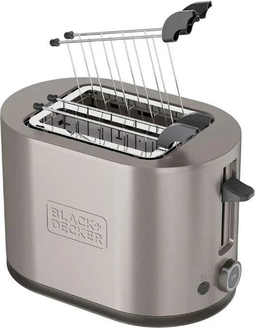 Toaster BLACK+DECKER BXTOA901E, 900W, Argjendtë