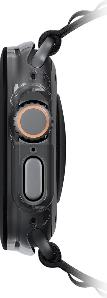 Mbështjellës UNIQ Voute për Apple Watch Ultra 49mm, xham i temperuar, zi