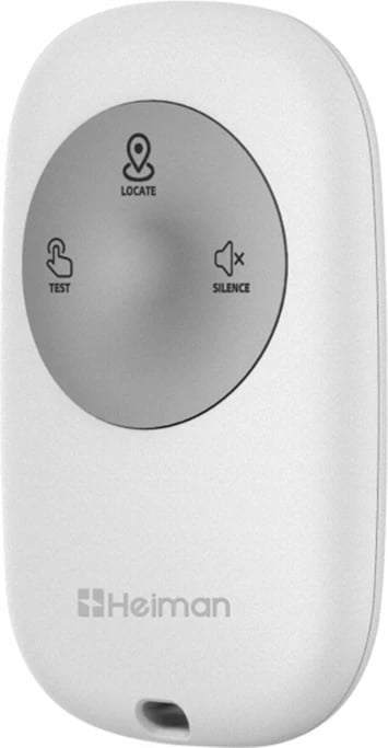 Kontrollues i mençur pa tela Heiman HM1RC-W, për alarm, i bardhë
