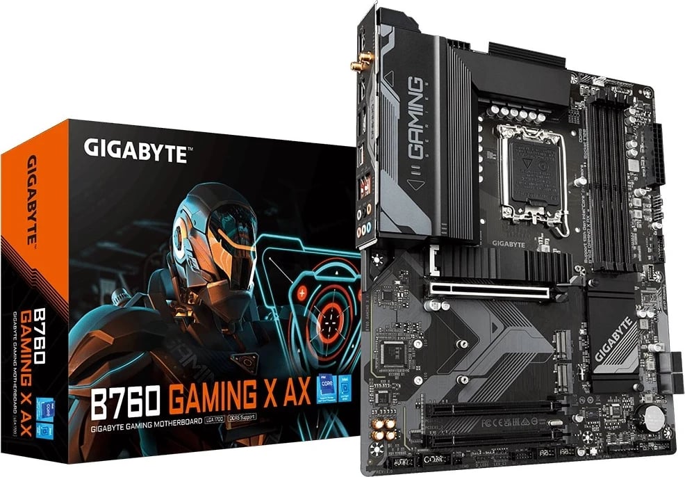 Pllakë amë Gigabyte B760 GAMING X AX, mbështet procesorët Intel Core të gjeneratës 14