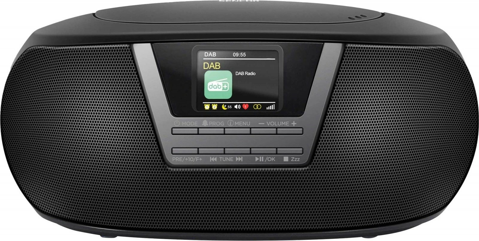 Radio boombox Sencor SPT 6200DB, CD/MP3/USB/FM/DAB+, Bluetooth, e zezë
