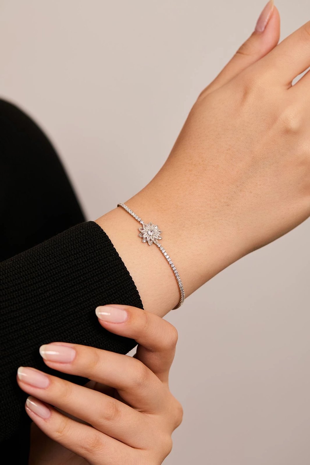 Byzylyk argjendi Elika Silver, ELKYS60420Beyaz, i bardhë
