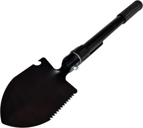 Lopatë taktike multifunksionale AZYMUT Trapper H-C271008, çelik inox, e zezë, +paketë