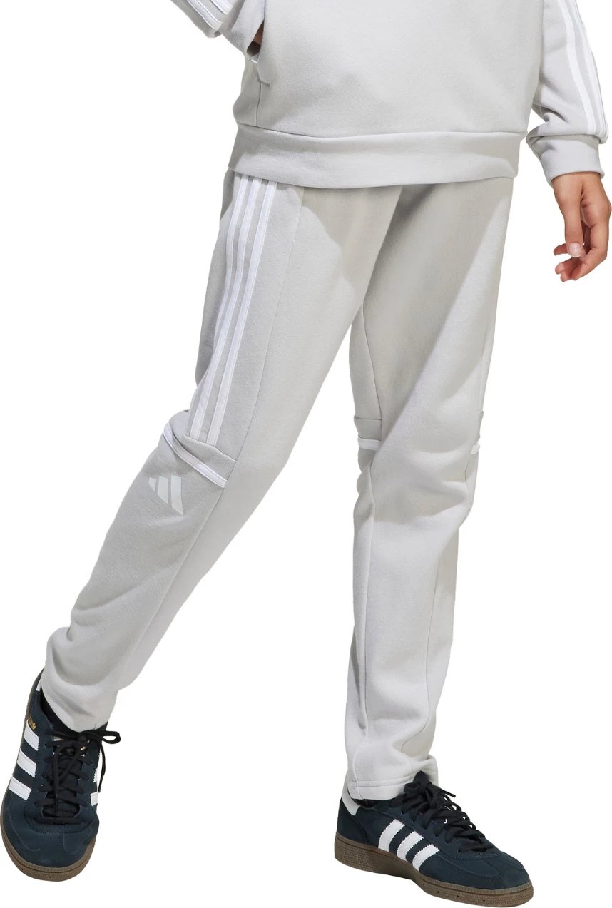 Pantallona sportive për fëmijë adidas, gri