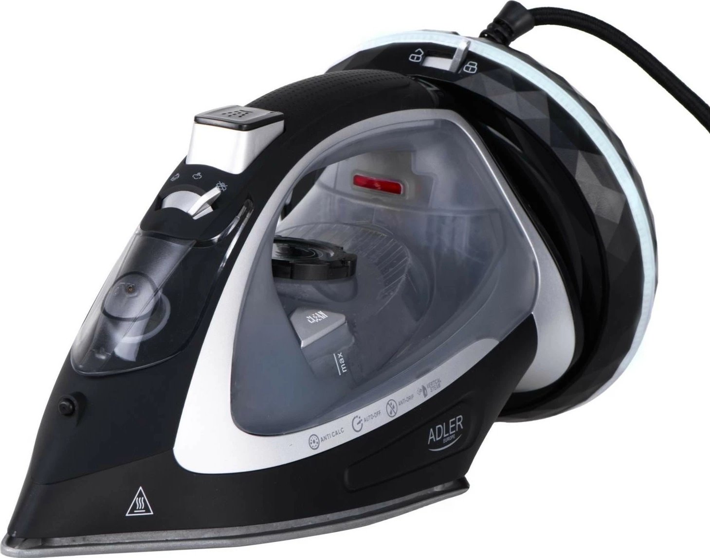 Hekur Adler AD 5043, 2800W, pa kabllo, zi-gri