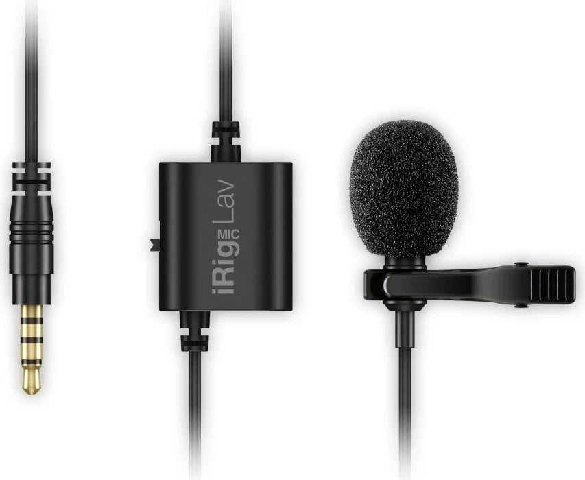 Mikrofon me kapëse IK Multimedia iRig Mic Lav, i zi