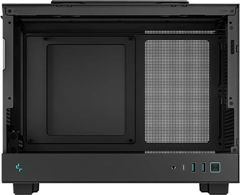 Kasë DeepCool CH160 MESH, për kompjuter, xham i temperuar, e zezë