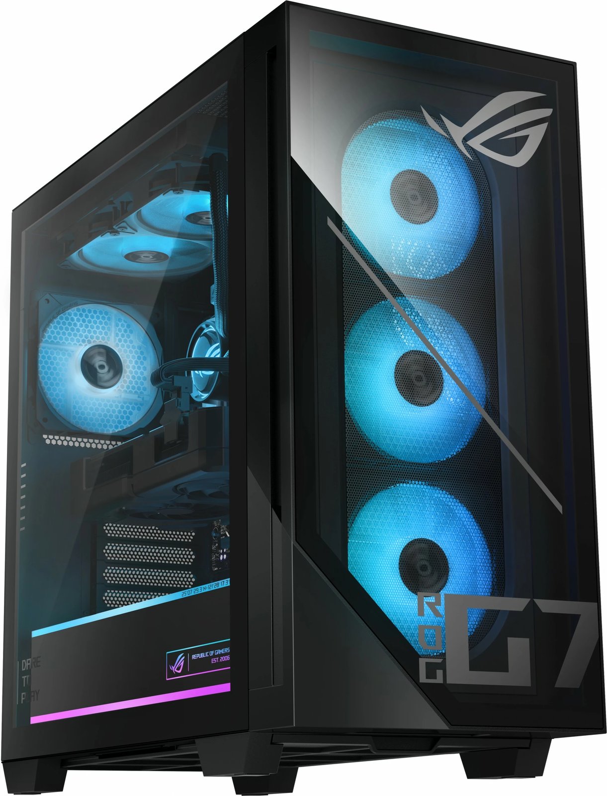 Kompjuter ASUS ROG GM700 R7-9800X3D, 64GB RAM, 1TB SSD, e zezë