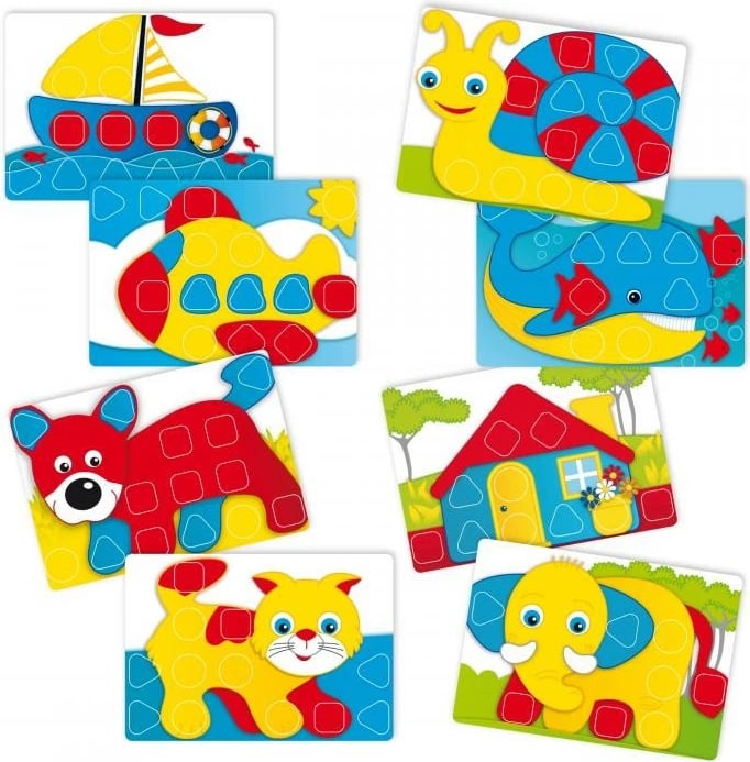 Set mozaiku për fëmijë Quercetti Pixel Mosaic Baby Basic 24 elemente, shumëngjyrëshe