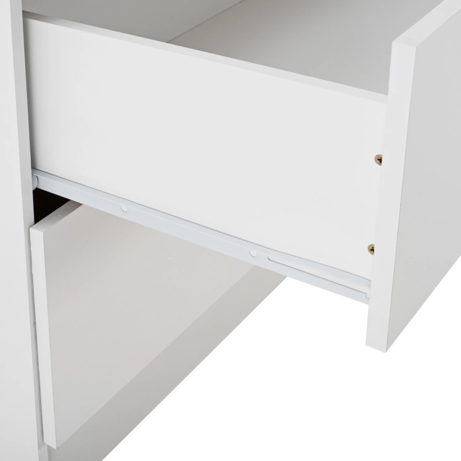 Dollap me 2 dyer dhe 2 sirtarë FH338.05 i bardhë 80x42,5x180,5 cm